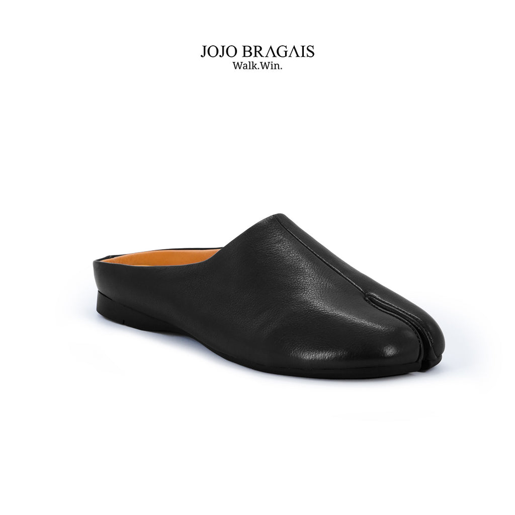 Tabi Mule Leather Black