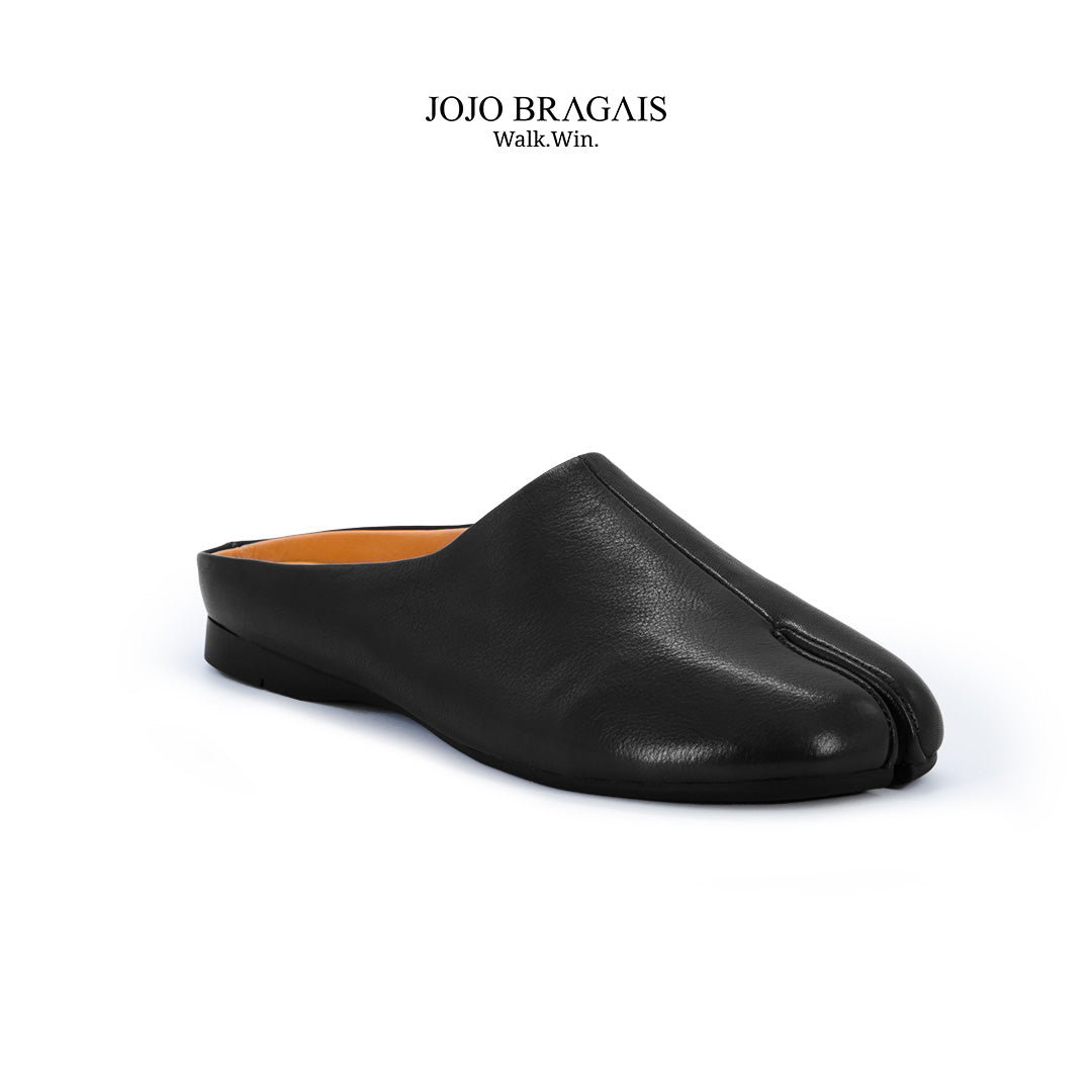 Tabi Mule Leather Black