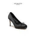 Ballerina Heels Silk Black Stiletto Type