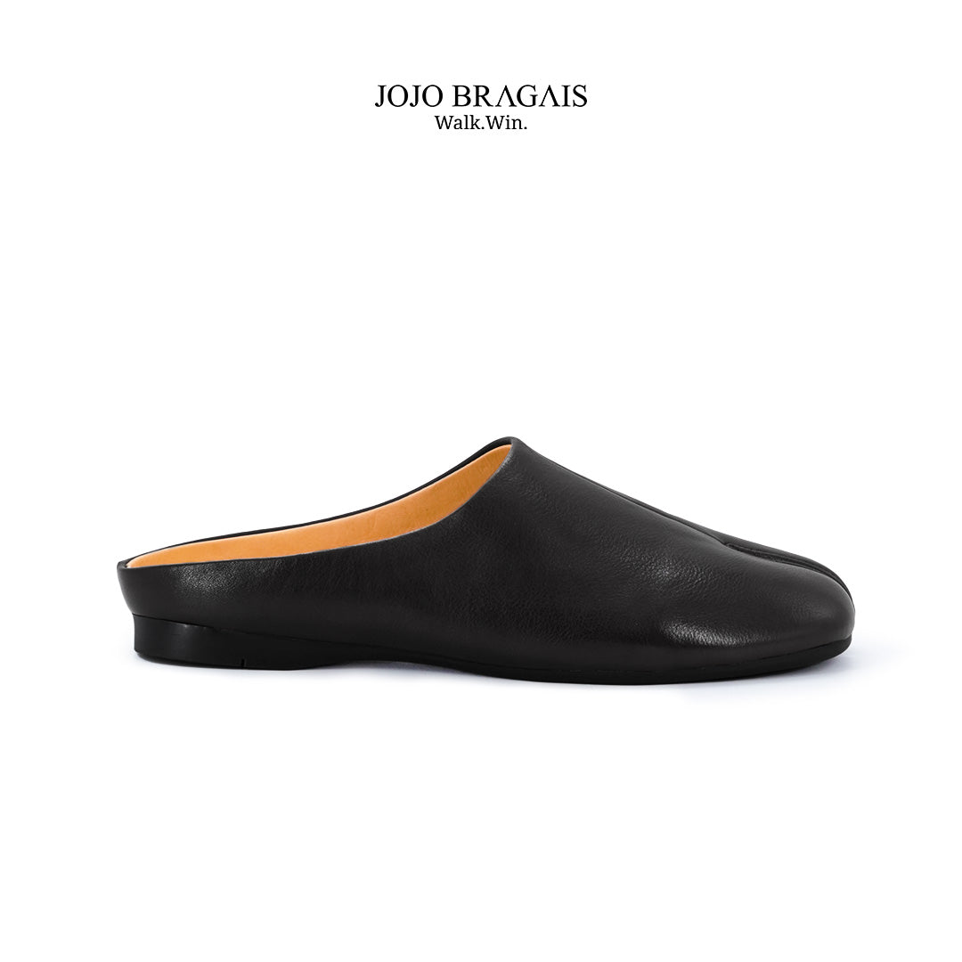 Tabi Mule Leather Black