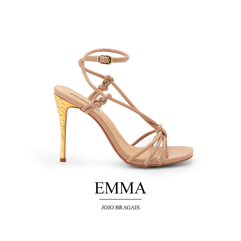 Emma Nude Glossy 4-inches Non-Platform