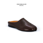 Tabi Mule Leather Brown