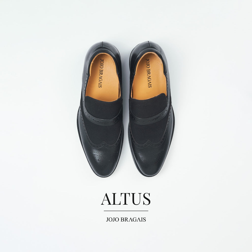 Altus Black Elevator Shoes
