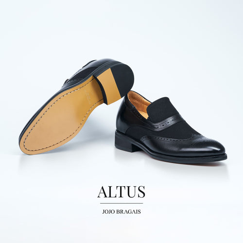 Altus Black Elevator Shoes