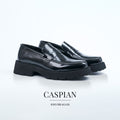 Caspian Black Loafer Shoes