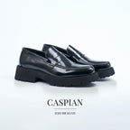 Caspian Black Loafer Shoes
