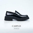 Caspian Black Loafer Shoes
