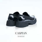 Caspian Black Loafer Shoes