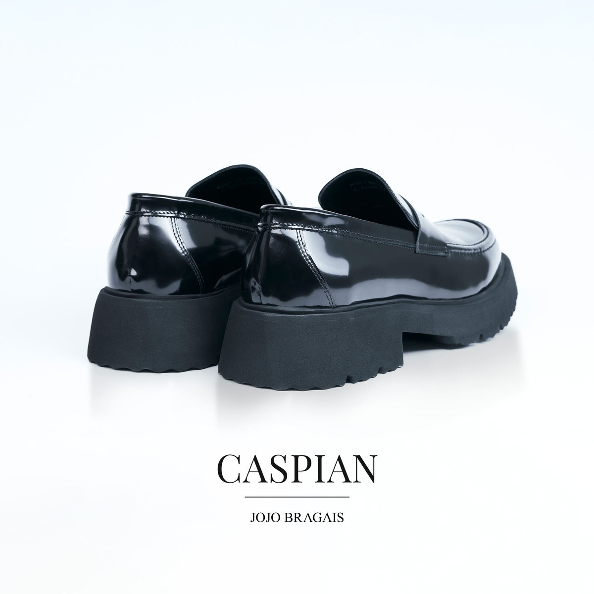 Caspian Black Loafer Shoes