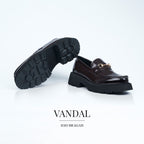 Vandal Coffee Brown Loafer Shoes