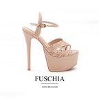 Fuschia Nude Glossy 6.5-inches