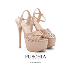 Fuschia Nude Glossy 6.5-inches