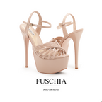 Fuschia Nude Glossy 6.5-inches
