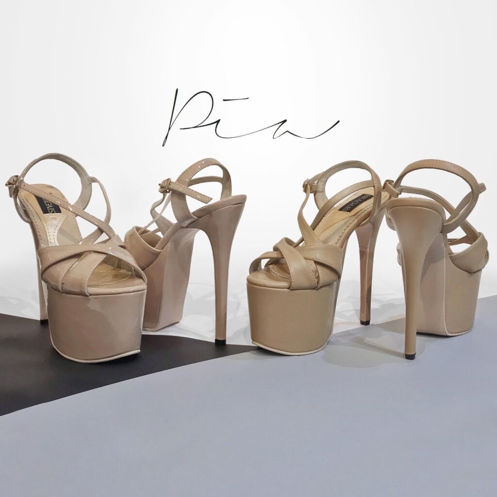 Bragais Pia Nude Glossy Pageant Shoes Jojo Bragais