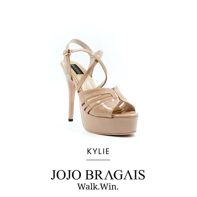 BRAGAIS Kylie Nude Glossy 5 Inches Pageant Shoes Jojo BRAGAIS Kylie Nude Glossy 5 Inches Pageant Shoes Jojo