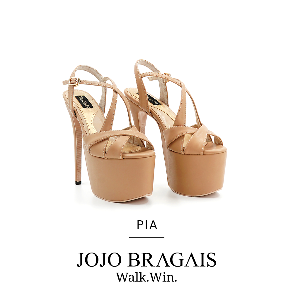 BRAGAIS Pia Nude Matte Pageant Shoes 6.5
