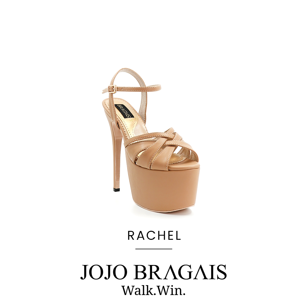 BRAGAIS Rachel Nude Matte Pageant Shoes 6.5