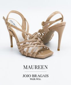 Jojo Bragais Maureen Nude Glossy 4-Inches Pageant Heels