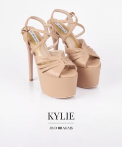 Jojo Bragais Kylie Nude Matte 6.5-Inches Pageant Heels