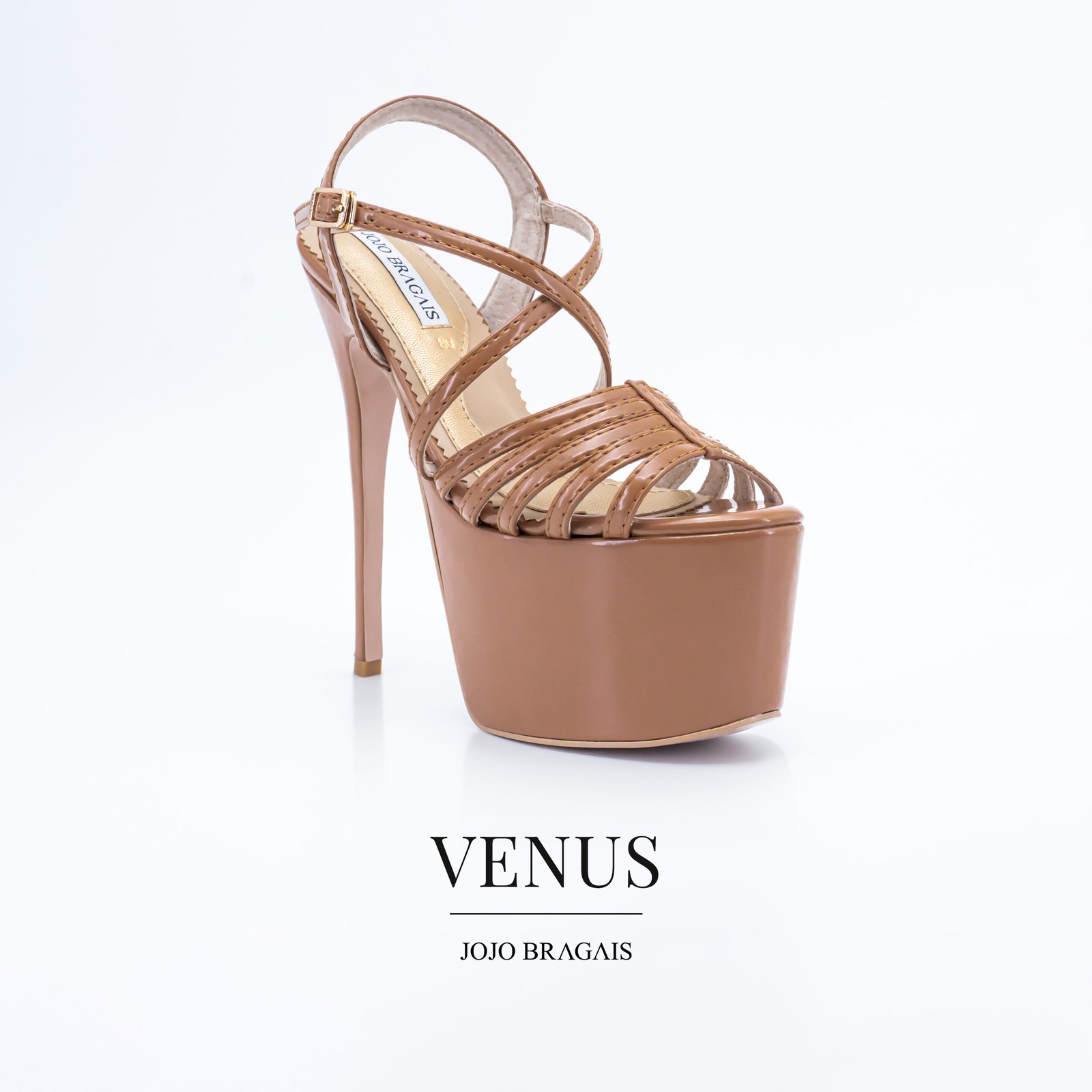 Jojo Bragais Venus Caramel 6.5-Inches Pageant Heels - Jojo Bragais