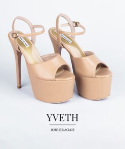 Jojo Bragais Yveth Nude Matte 6.5-Inches Pageant Heels