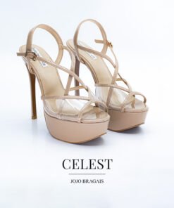 Jojo Bragais Celest Nude Glossy 5.5-Inches Pageant Heels