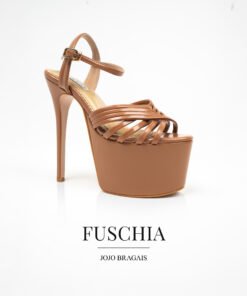 Jojo Bragais Fuschia Morena 6.5-Inches Pageant Heels