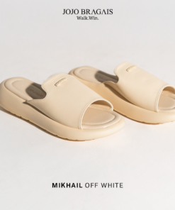 Jojo Bragais Mikhail Off White 2 inches Mandiators